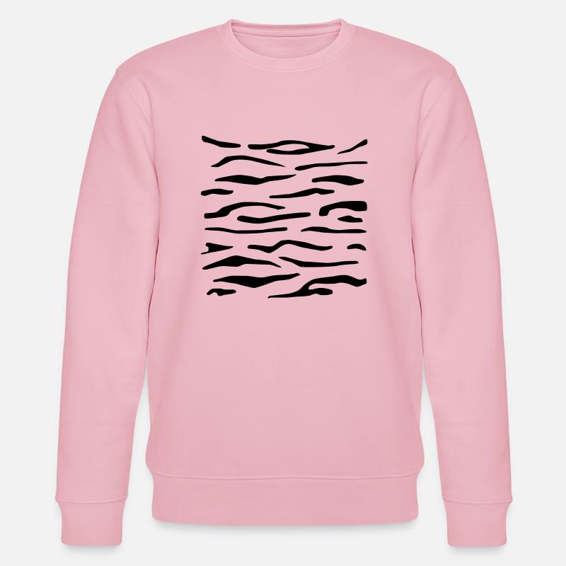 Tiger Stripes 1 - Stanley/Stella Unisex Bio-Sweatshirt CHANGER  - Hellrosa