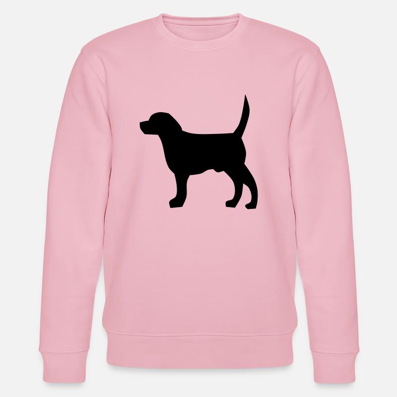 Hund - Stanley/Stella Unisex Bio-Sweatshirt CHANGER  - Hellrosa