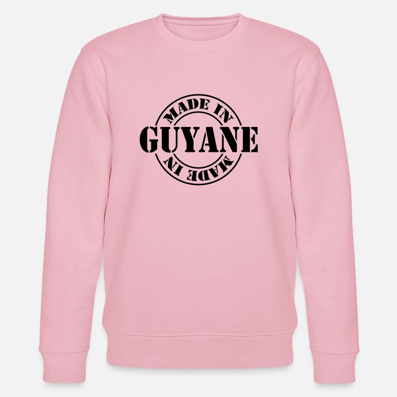 made in guyane m1k2 - Sweat bio CHANGER Stanley/Stella Unisexe - rose pâle
