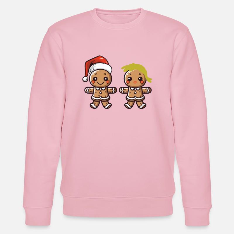 lebkuchen paar - Stanley/Stella Unisex Bio-Sweatshirt CHANGER  - Hellrosa