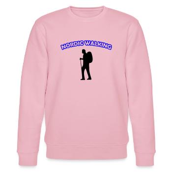 walking nordic - Stanley/Stella Unisex Bio-Sweatshirt CHANGER  - Hellrosa - Vorne - Jaron (178cm) & Liana (172cm)