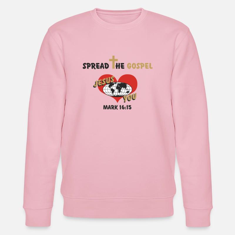 Spread The Gospel - Stanley/Stella Unisex Bio-Sweatshirt CHANGER - Hellrosa