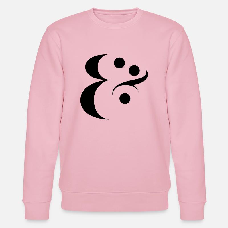 esperluette - Sweat bio CHANGER Stanley/Stella Unisexe - rose pâle