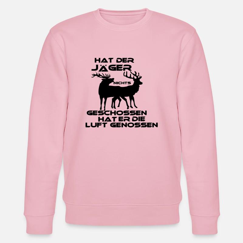 Hat der Jäger.. - Stanley/Stella Unisex Bio-Sweatshirt CHANGER  - Hellrosa