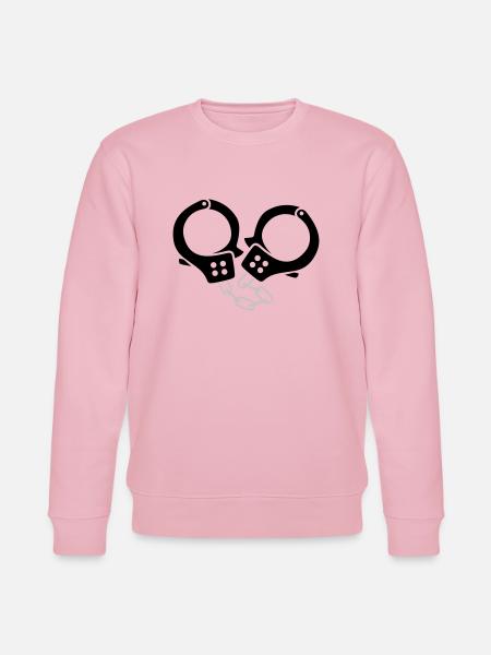 Handcuffs 2 - Stanley/Stella CHANGER Unisex Organic Sweatshirt - cotton pink