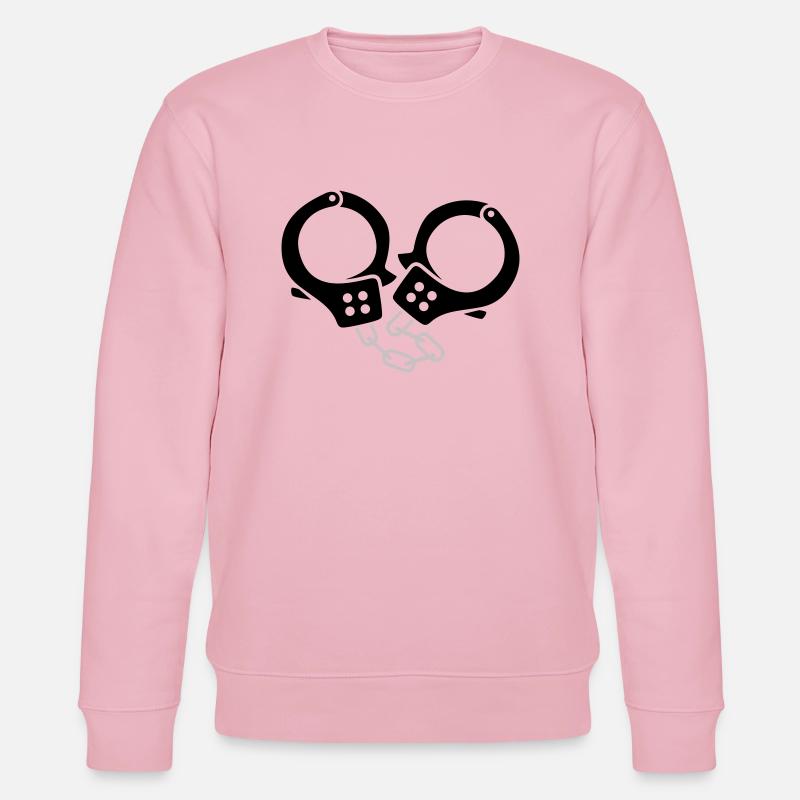 handschellen 2 - Stanley/Stella Unisex Bio-Sweatshirt CHANGER  - Hellrosa