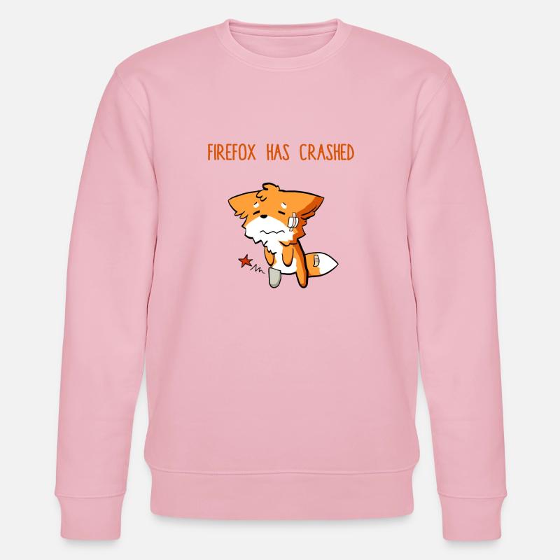 Firefox has crashed - Sweat bio CHANGER Stanley/Stella Unisexe - rose pâle