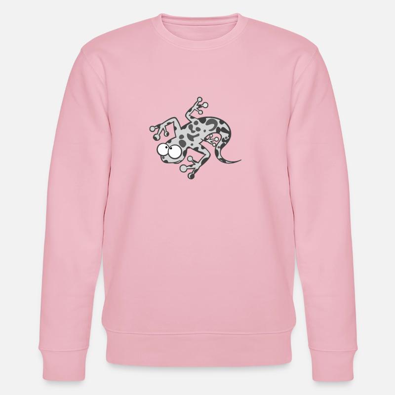 Eidechse - Stanley/Stella Unisex Bio-Sweatshirt CHANGER  - Hellrosa