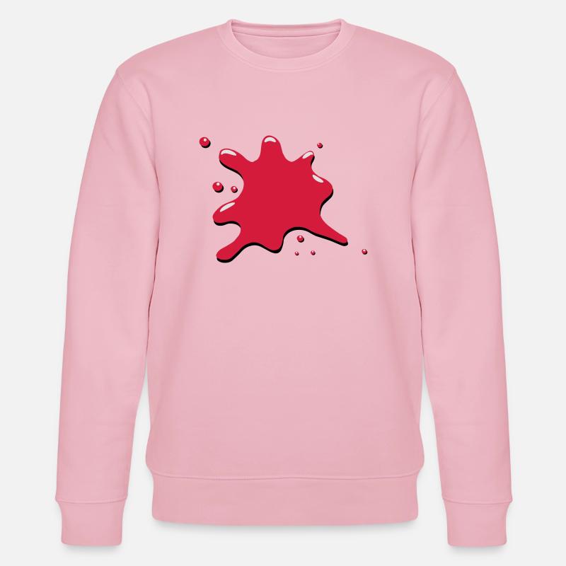 Klecks fleck blut - Stanley/Stella Unisex Bio-Sweatshirt CHANGER  - Hellrosa