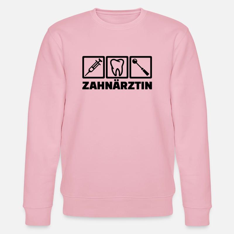 Zahnärztin - Stanley/Stella Unisex Bio-Sweatshirt CHANGER  - Hellrosa