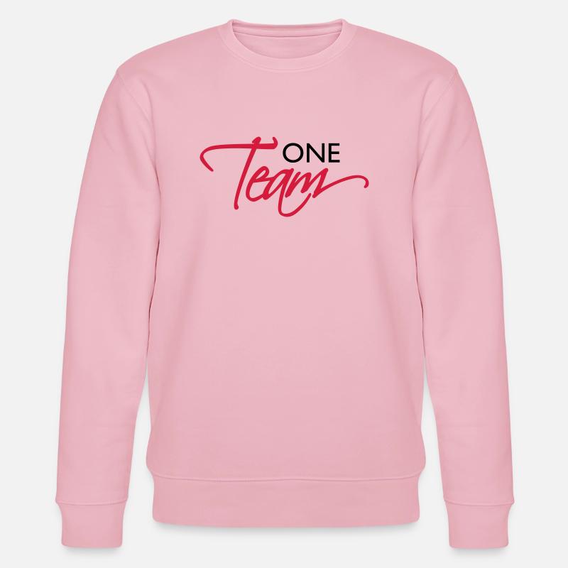 One Team Crew - Stanley/Stella Unisex Bio-Sweatshirt CHANGER  - Hellrosa
