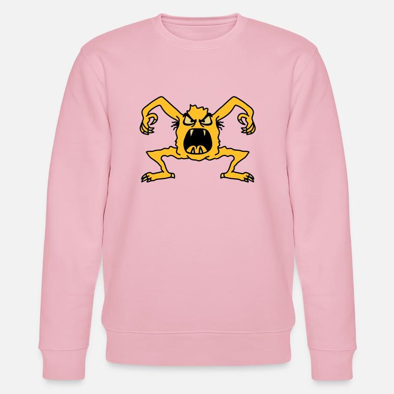 monster - Stanley/Stella Unisex Bio-Sweatshirt CHANGER  - Hellrosa