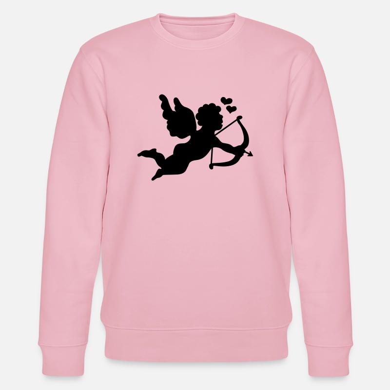 cupido - Stanley/Stella Unisex Bio-Sweatshirt CHANGER  - Hellrosa
