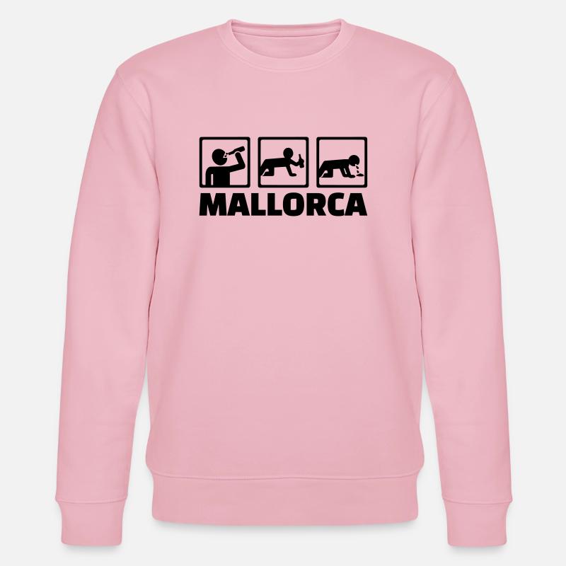 Mallorca - Sweat bio CHANGER Stanley/Stella Unisexe - rose pâle