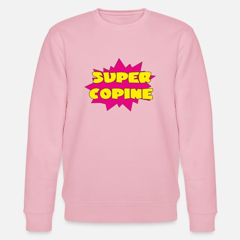 SUPER FREUNDIN - Stanley/Stella Unisex Bio-Sweatshirt CHANGER  - Hellrosa