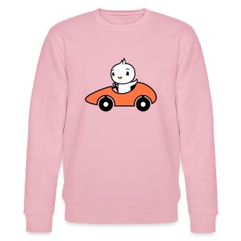 Bird Drives Voiture de course rapide Voiture de sport - Sweat bio CHANGER Stanley/Stella Unisexe - rose pâle - Devant - Jaron (178cm) & Liana (172cm)
