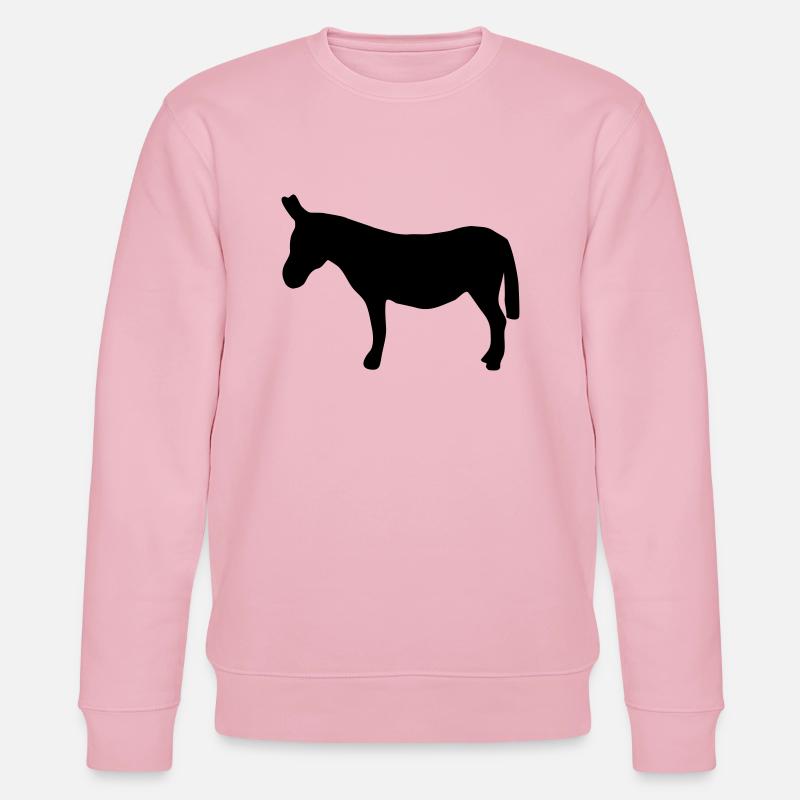 Esel - Stanley/Stella Unisex Bio-Sweatshirt CHANGER  - Hellrosa
