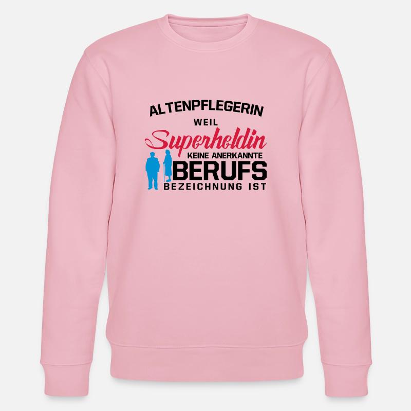 Altenpflegerin - Stanley/Stella Unisex Bio-Sweatshirt CHANGER  - Hellrosa