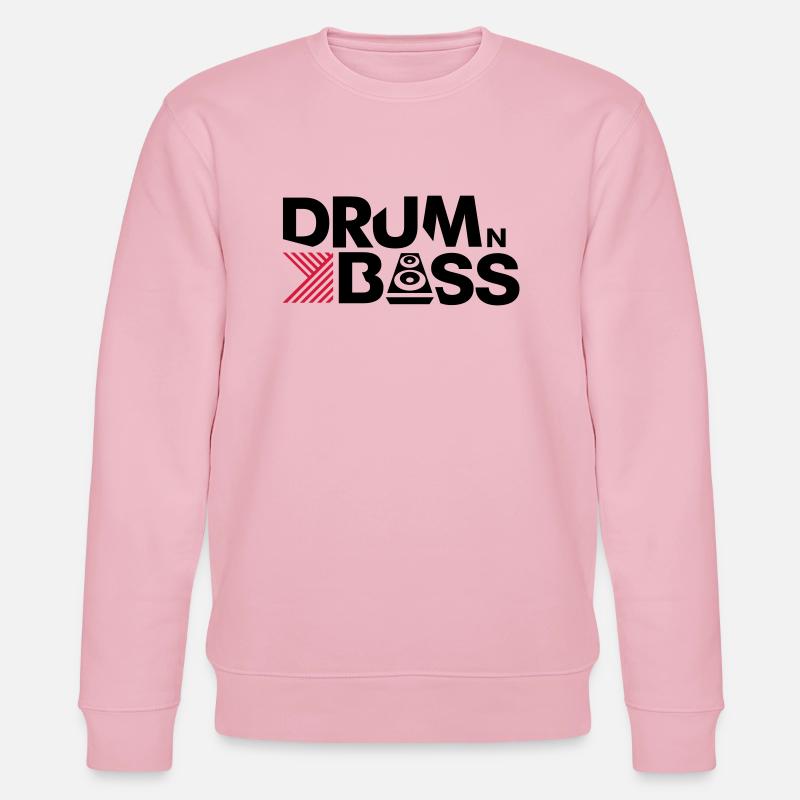 Drum n Bass - Stanley/Stella Unisex Bio-Sweatshirt CHANGER  - Hellrosa