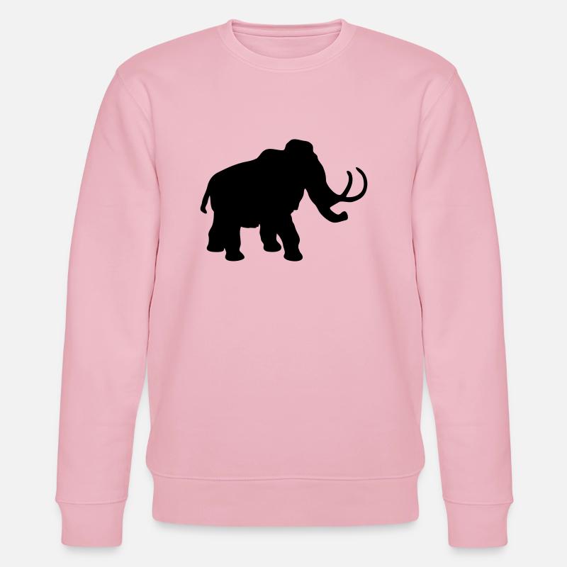mammoth dinosaur animal - Stanley/Stella Unisex Bio-Sweatshirt CHANGER  - Hellrosa