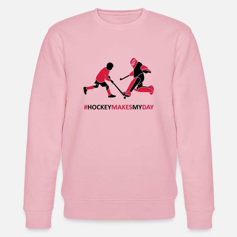 Torwart und Spieler - Stanley/Stella Unisex Bio-Sweatshirt CHANGER  - Hellrosa
