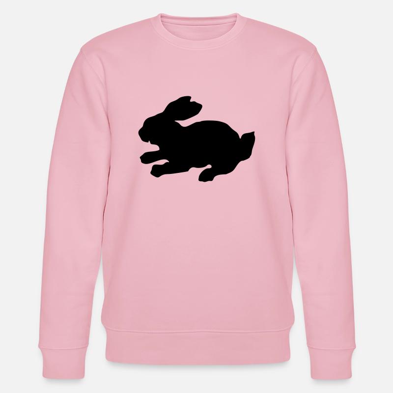 Hase - Stanley/Stella Unisex Bio-Sweatshirt CHANGER  - Hellrosa