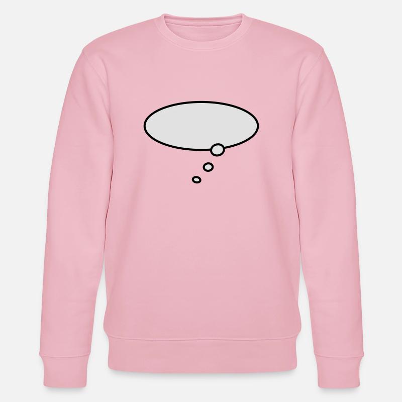 gedankenblase - Stanley/Stella Unisex Bio-Sweatshirt CHANGER  - Hellrosa