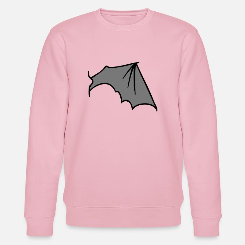 batwing_right_grey - Stanley/Stella Unisex Bio-Sweatshirt CHANGER  - Hellrosa