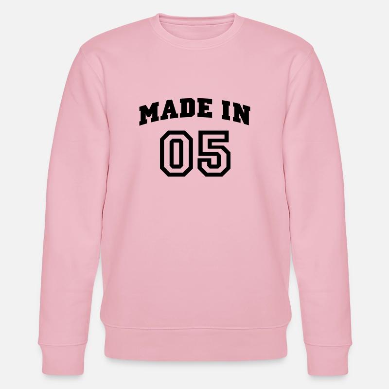 mp_madein05a - Sweat bio CHANGER Stanley/Stella Unisexe - rose pâle