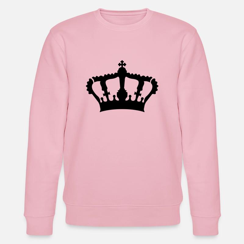 Krone / Crown - Stanley/Stella Unisex Bio-Sweatshirt CHANGER  - Hellrosa