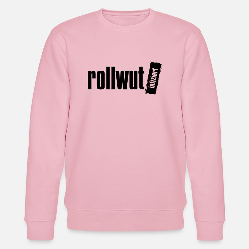 Rollwut Logo - Stanley/Stella Unisex Bio-Sweatshirt CHANGER  - Hellrosa
