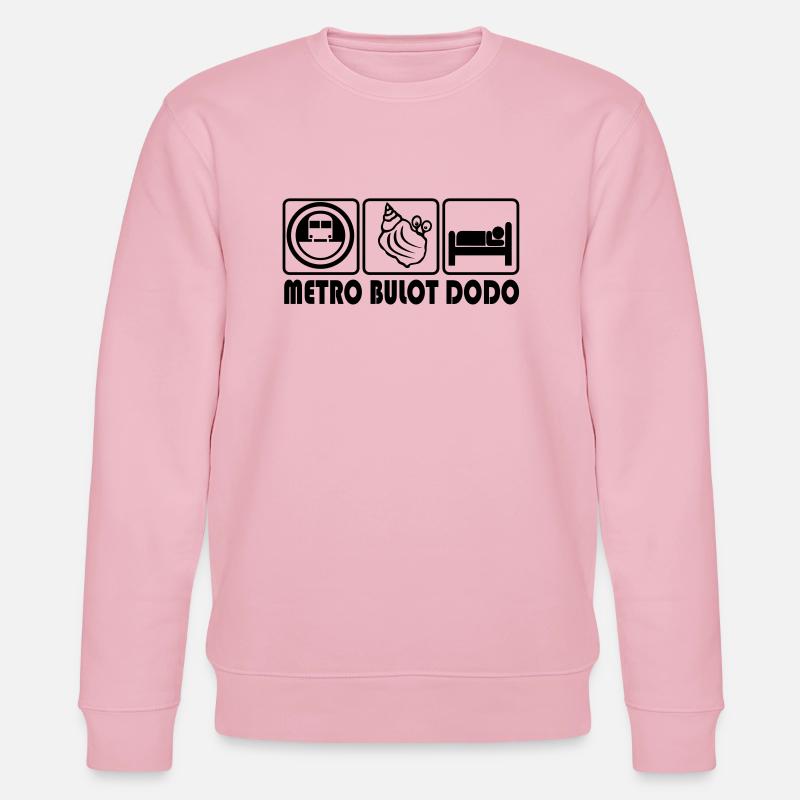 Metro whelk dodo - Stanley/Stella Unisex Bio-Sweatshirt CHANGER  - Hellrosa