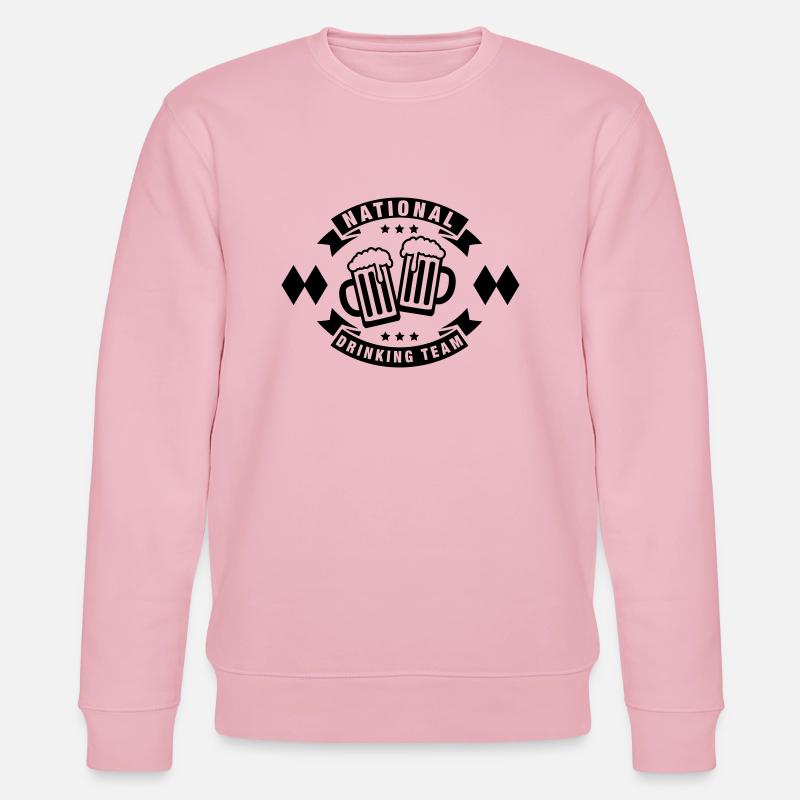 national_drinking_team_f1 - Stanley/Stella Unisex Bio-Sweatshirt CHANGER  - Hellrosa