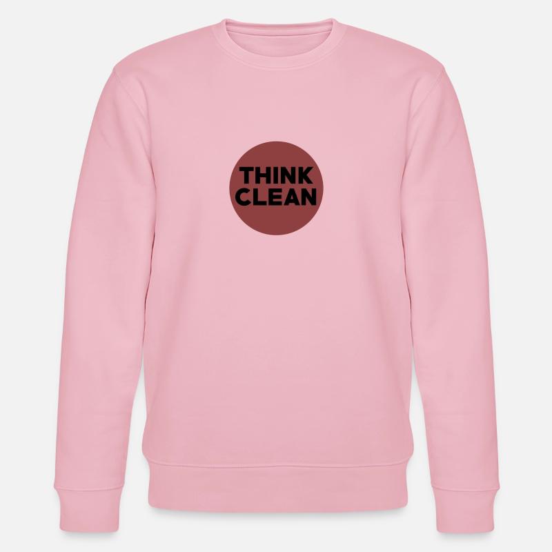 THINK CLEAN - Stanley/Stella Unisex Bio-Sweatshirt CHANGER  - Hellrosa