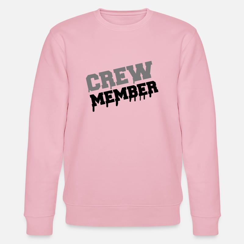 crew_member02 - Sweat bio CHANGER Stanley/Stella Unisexe - rose pâle