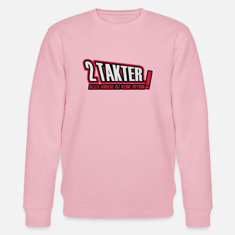 2 Takter - Stanley/Stella Unisex Bio-Sweatshirt CHANGER  - Hellrosa