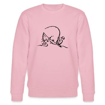 drill_it - Stanley/Stella Unisex Bio-Sweatshirt CHANGER  - Hellrosa - Vorne - Jaron (178cm) & Liana (172cm)