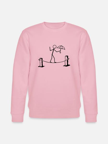 Slackline - Stanley/Stella Unisex Bio-Sweatshirt CHANGER - Hellrosa