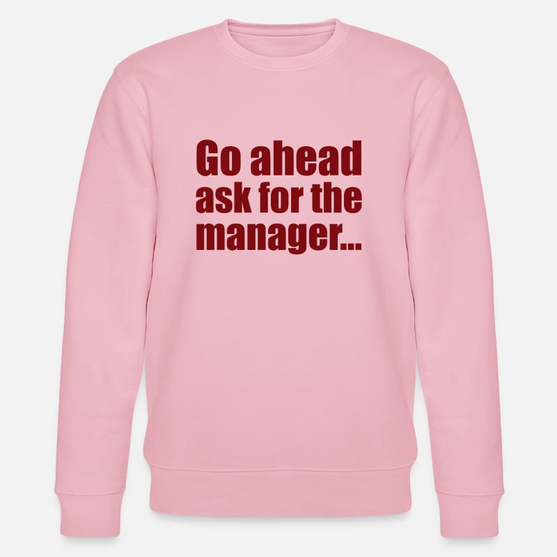 Manager - Stanley/Stella Unisex Bio-Sweatshirt CHANGER  - Hellrosa