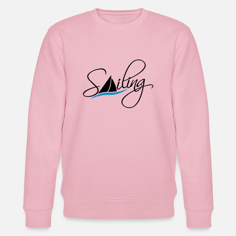 Sailing Logo Design - Stanley/Stella Unisex Bio-Sweatshirt CHANGER - Hellrosa