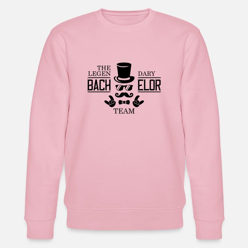 legendary bachelor team - Stanley/Stella Unisex Bio-Sweatshirt CHANGER  - Hellrosa