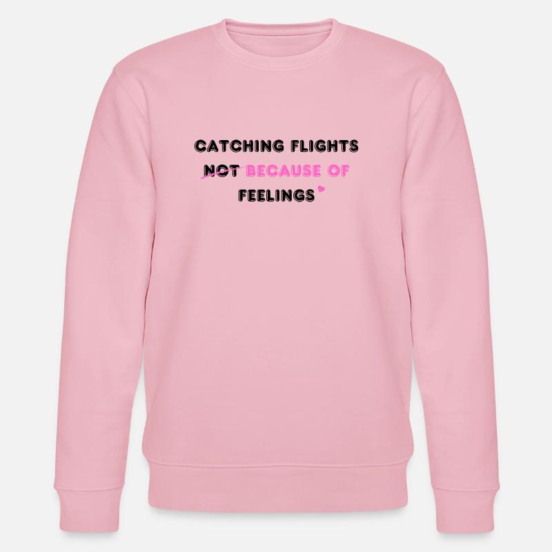 catching flights - Stanley/Stella Unisex Bio-Sweatshirt CHANGER  - Hellrosa