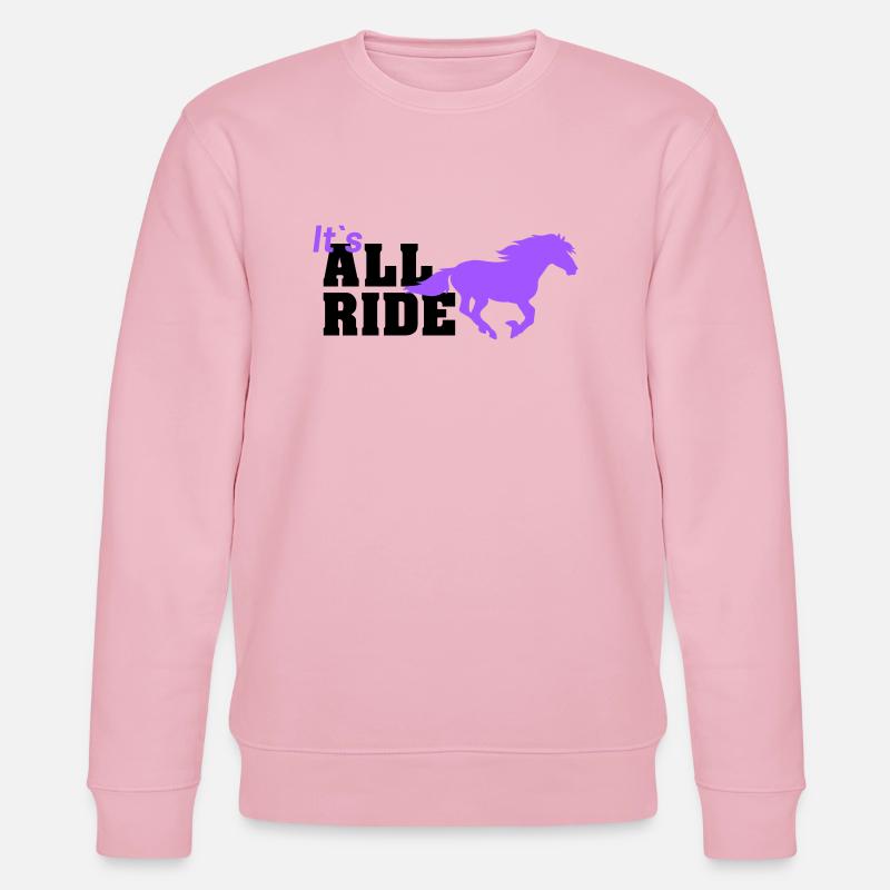 all ride - Stanley/Stella Unisex Bio-Sweatshirt CHANGER  - Hellrosa