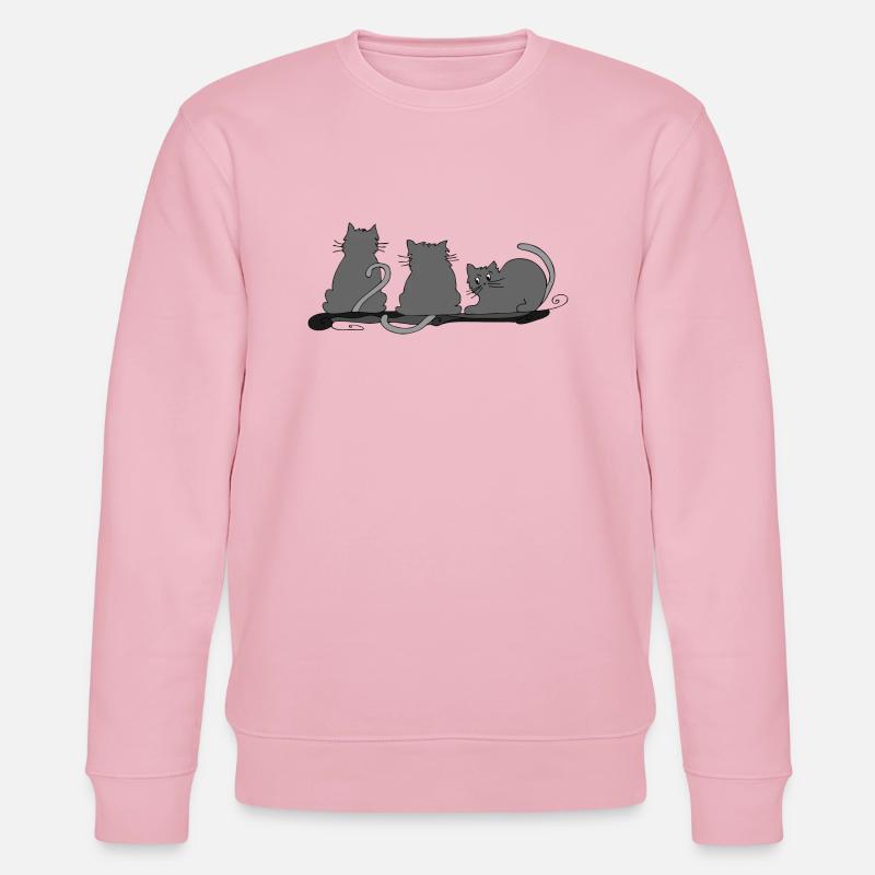 Chats - Sweat bio CHANGER Stanley/Stella Unisexe - rose pâle