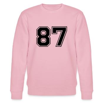 87 - Stanley/Stella CHANGER Unisex Organic Sweatshirt - cotton pink - Front - Jaron (178cm) & Liana (172cm)