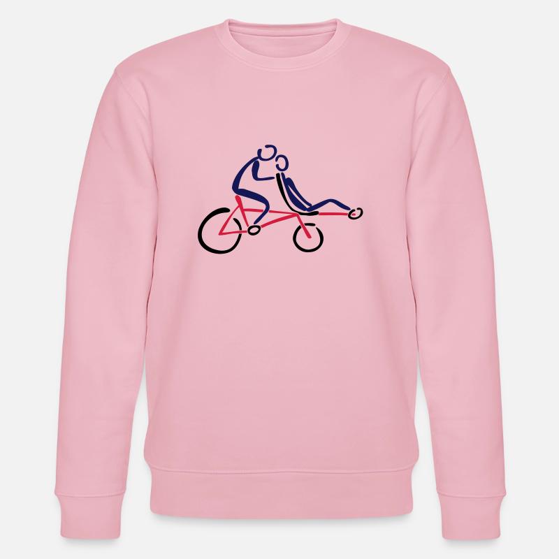Pino Stufentandem Tandem - Stanley/Stella Unisex Bio-Sweatshirt CHANGER  - Hellrosa