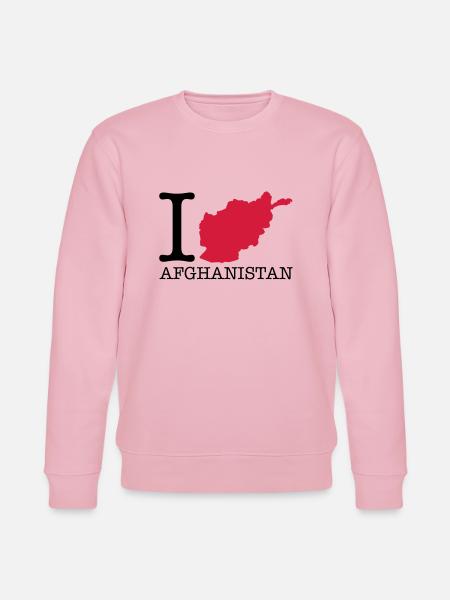 i_love_afghanistan_design_r2 - Stanley/Stella Unisex Bio-Sweatshirt CHANGER - Hellrosa