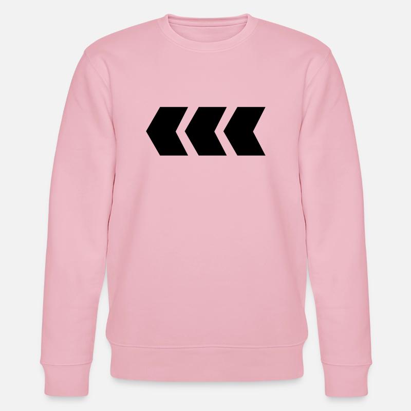 pfeil - Stanley/Stella Unisex Bio-Sweatshirt CHANGER  - Hellrosa