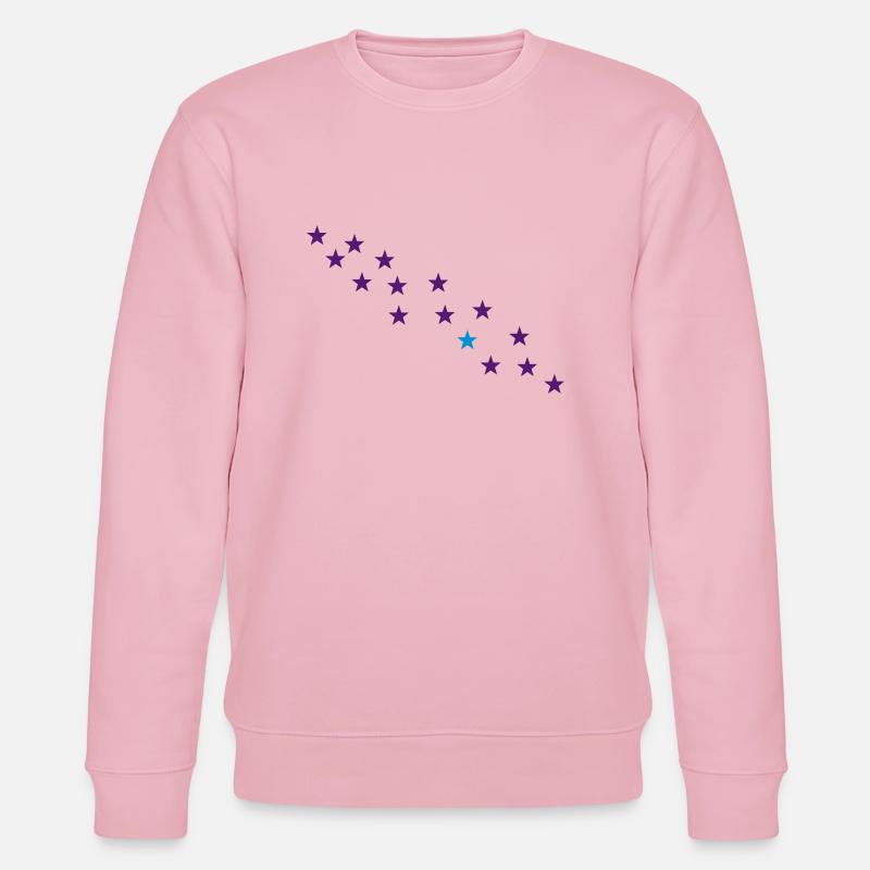 sternschnuppe - Stanley/Stella Unisex Bio-Sweatshirt CHANGER  - Hellrosa
