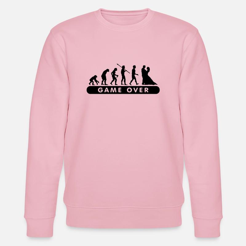 Game over - Stanley/Stella Unisex Bio-Sweatshirt CHANGER  - Hellrosa